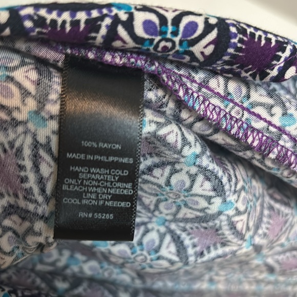 Express Blue and Purple Dress - Picture 7 of 7